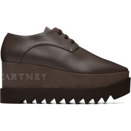 Stella McCartney Stella McCartney Taupe Elyse Platform Derbys