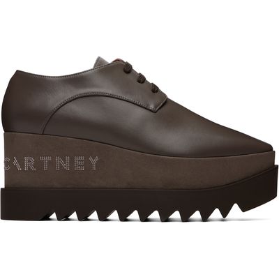 Stella McCartney Stella McCartney Taupe Elyse Platform Derbys