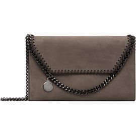 Stella McCartney Stella McCartney Taupe Falabella Continental Wallet On Chain Bag