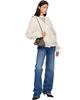 Stella McCartney Stella McCartney Taupe Falabella Mini Drawstring Bag - 4