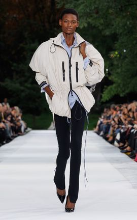 Stella McCartney Stella McCartney Technical Peplum Cotton Jacket