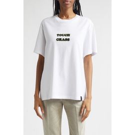 Stella McCartney Stella McCartney Touch Grass Organic Cotton Boyfriend T-Shirt