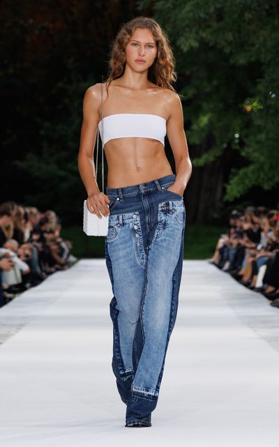 Stella McCartney Stella McCartney TwoTone Straight Leg Jeans