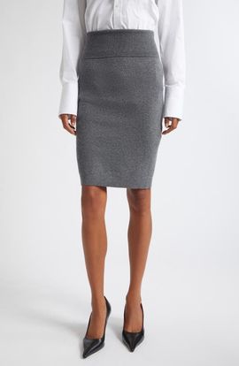 Stella McCartney Stella McCartney Virgin Wool Knit Pencil Skirt