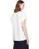 Stella McCartney Stella McCartney White Lace Mix Washed Jersey Cotton T-shirt - 3