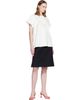 Stella McCartney Stella McCartney White Lace Mix Washed Jersey Cotton T-shirt - 4
