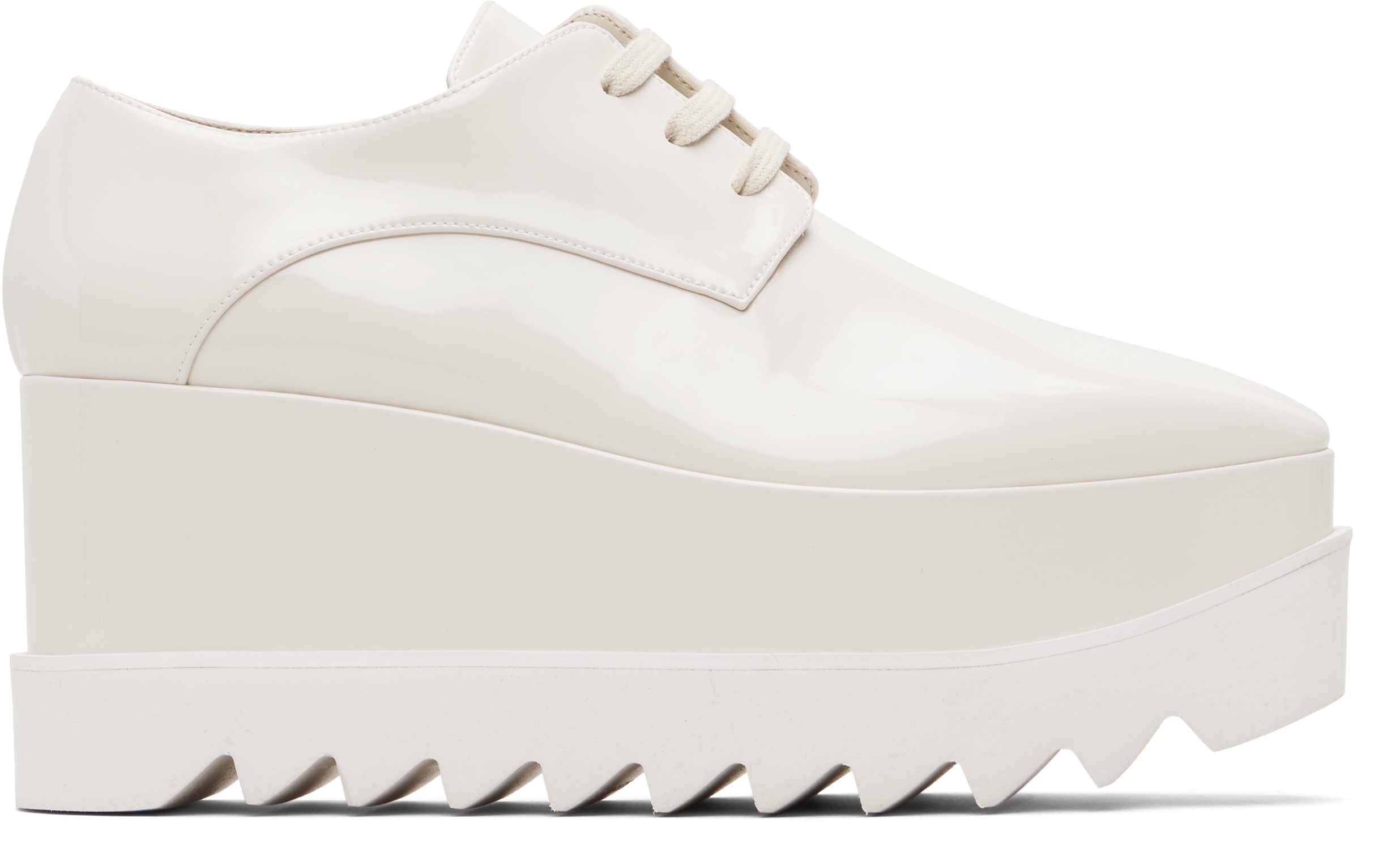 Stella McCartney - White Limited Edition Elyse Monochrome Platform