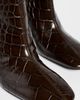 Stella McCartney Stella McCartney Wide Cone Heel Booties Coffee - 6