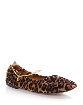 Stella Mccartney Stella McCartney Women's Ballerina Leopard Print Flats