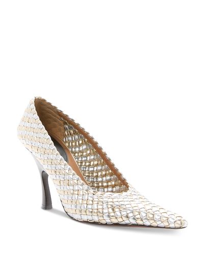 Stella Mccartney Stella McCartney Women's Elsa Metallic Woven Pumps