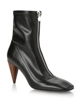Stella Mccartney Stella McCartney Women's Zip Front Cone Heel Bootie
