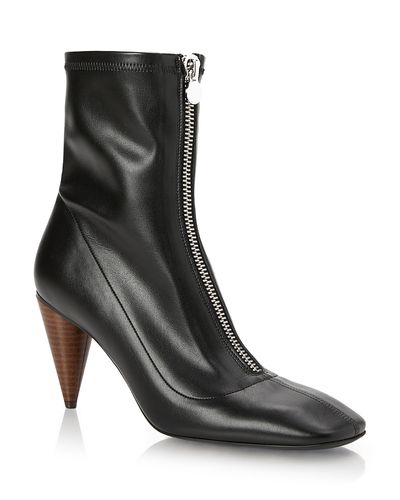 Stella Mccartney Stella McCartney Women's Zip Front Cone Heel Bootie