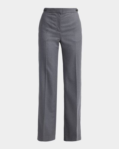 Stella McCartney Tailored Wool Slim Straight-Leg Pants