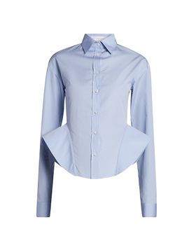 Stella McCartney Women's Basque Cotton Poplin Shirt