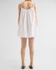 Stella McCartney Women's Bead-Embellished Cotton Crépon Mini Dress - 3
