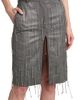 Stella McCartney Women's Beaded Pinstripe Skirt - 6
