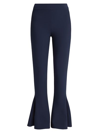 Stella McCartney Women's Compact Knit Peplum-Cuff Trousers