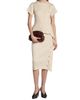 Stella McCartney Women's Draped Rib-Knit Cotton T-Shirt - 2