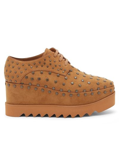 Stella McCartney Women's Elyse 75MM Studded Platform Derbys