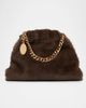 Stella McCartney Women's Falabella Soft Faux-Fur Chain Clutch - 1