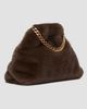 Stella McCartney Women's Falabella Soft Faux-Fur Chain Clutch - 3