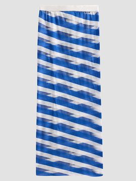Stella McCartney Women's Graphic Sheer Striped Midi Skirt