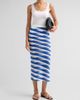 Stella McCartney Women's Graphic Sheer Striped Midi Skirt - 2