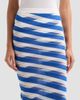 Stella McCartney Women's Graphic Sheer Striped Midi Skirt - 5