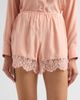 Stella McCartney Women's Lace-Trim Silk Shorts - 5