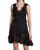Stella McCartney Women's Lace-Trimmed Satin Top - 3