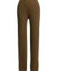 Stella McCartney Women's Light Ribbed Wool Straight Trousers - 1