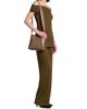 Stella McCartney Women's Light Ribbed Wool Straight Trousers - 2