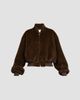 Stella McCartney Women's Plush Faux-Fur Bomber Jacket - 1