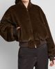 Stella McCartney Women's Plush Faux-Fur Bomber Jacket - 5
