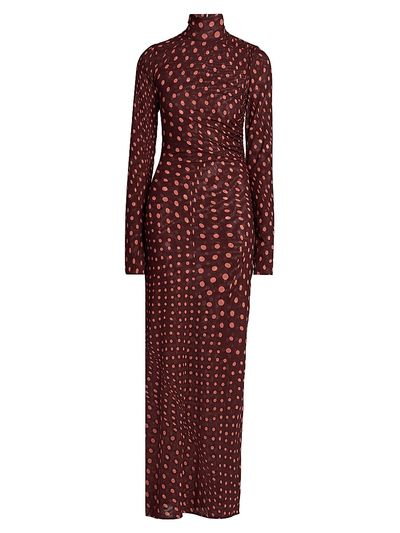 Stella McCartney Women's Polka Dot Mesh Maxi Dress