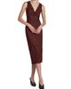 Stella McCartney Women's Polka Dot Mesh V-Neck Midi Dress - 2