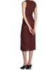 Stella McCartney Women's Polka Dot Mesh V-Neck Midi Dress - 5