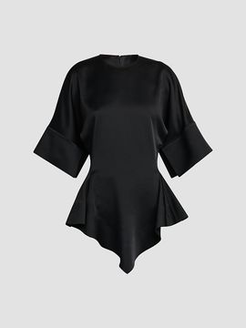 Stella McCartney Women's Ruffled Satin Top