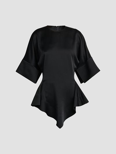 Stella McCartney Women's Ruffled Satin Top