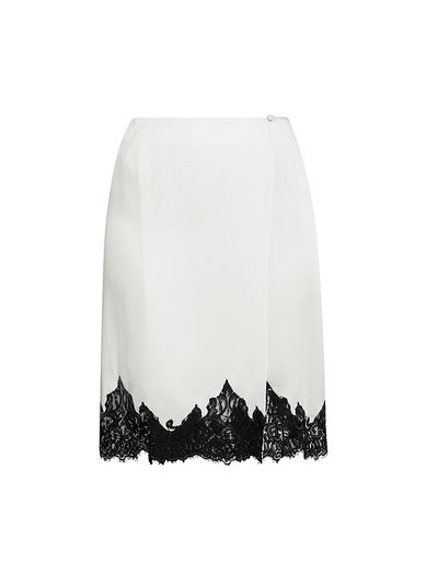 Stella McCartney Women's Satin-Lace Wrap Mini-Skirt