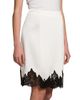 Stella McCartney Women's Satin-Lace Wrap Mini-Skirt - 4