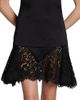 Stella McCartney Women's Satin Lace-Trimmed Skirt - 3