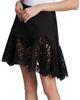 Stella McCartney Women's Satin Lace-Trimmed Skirt - 6