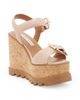 Stella McCartney Women's Sneakelyse 120MM Buckle Wedge Sandals - 5