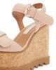 Stella McCartney Women's Sneakelyse 120MM Buckle Wedge Sandals - 6
