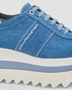 Stella McCartney Women's Sneakelyse 80MM Vintage Washed Denim Sneakers - 3