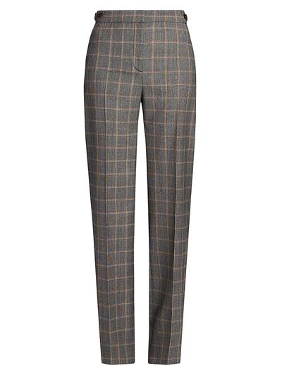 Stella McCartney Women's Tailored Check Wool Slim Pants