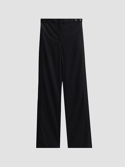 Stella McCartney Women's Tuxedo Wool Slim Pants