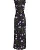 Stella McCartney Women's Twisted Floral Mesh Maxi Dress - 6