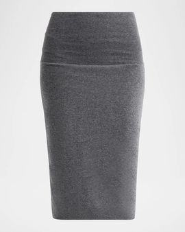Stella McCartney Wool Knit Midi Pencil Skirt